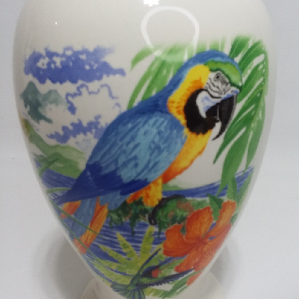 Guy Harvey Tropical Parrot Table Lamp Coastal Decor Accent Lighting - Picture 4 of 8